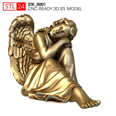 Statuette (STK_0001) 3D models for cnc